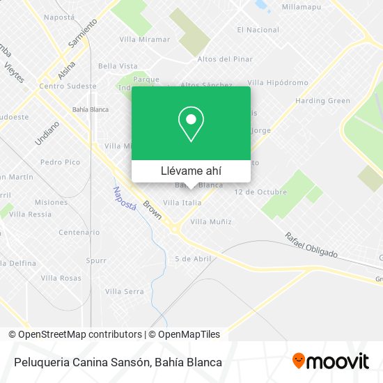 Mapa de Peluqueria Canina Sansón