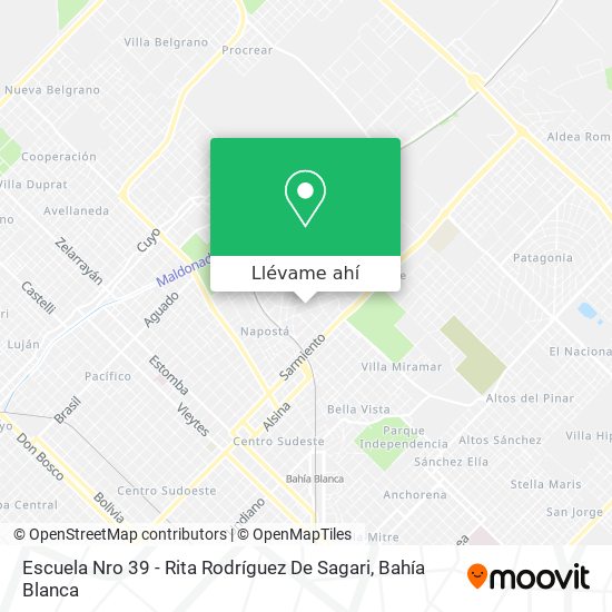 Mapa de Escuela Nro 39 - Rita Rodríguez De Sagari