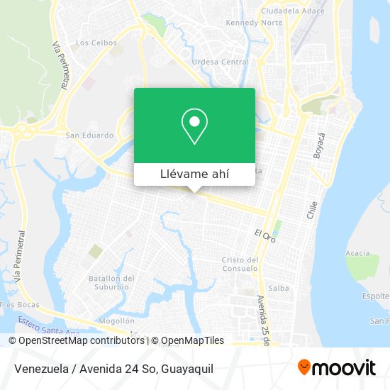 Mapa de Venezuela / Avenida 24 So
