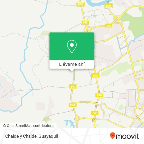 Mapa de Chaide y Chaide