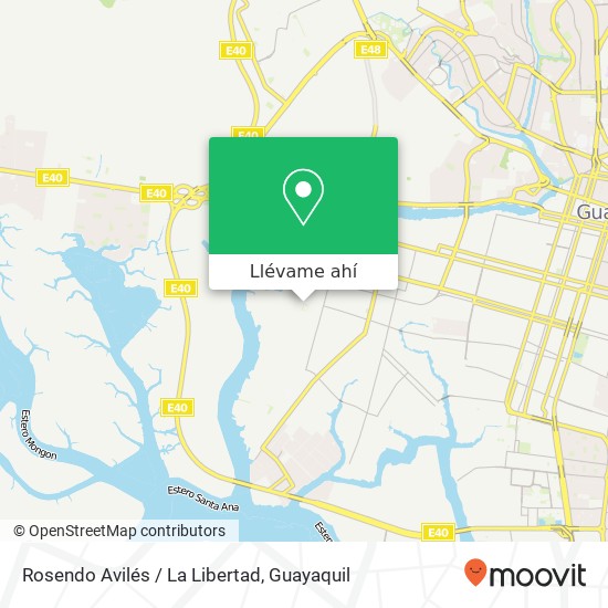 Mapa de Rosendo Avilés / La Libertad