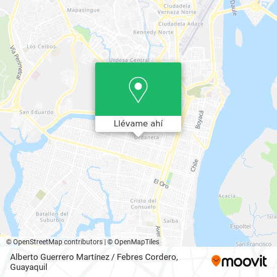 Mapa de Alberto Guerrero Martínez / Febres Cordero