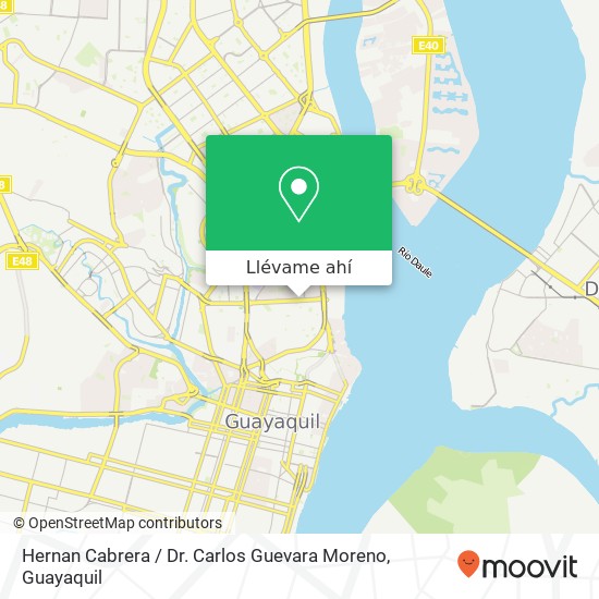 Mapa de Hernan Cabrera / Dr. Carlos Guevara Moreno