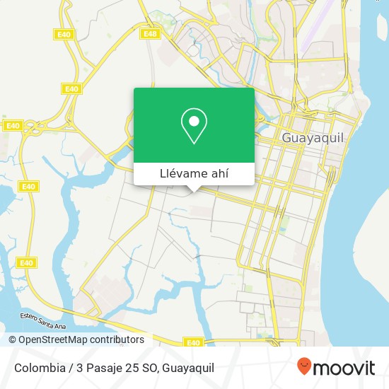 Mapa de Colombia / 3 Pasaje 25 SO