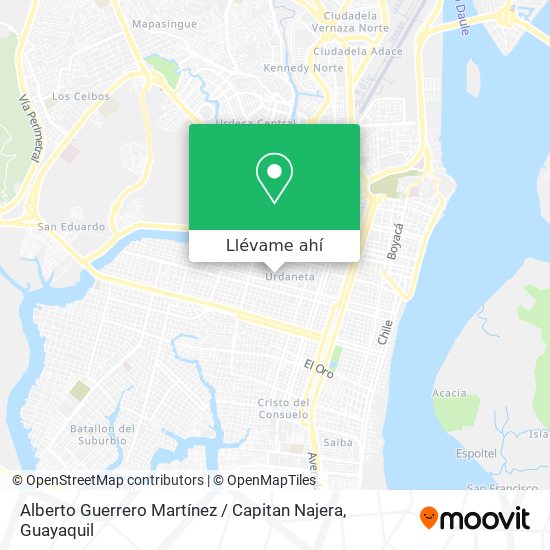 Mapa de Alberto Guerrero Martínez / Capitan Najera
