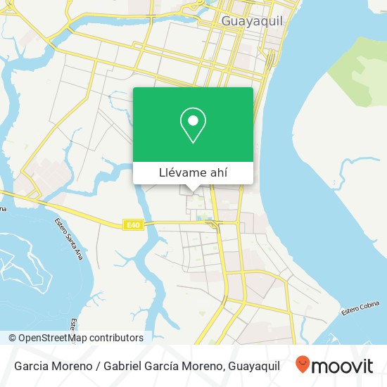 Mapa de Garcia Moreno / Gabriel García Moreno