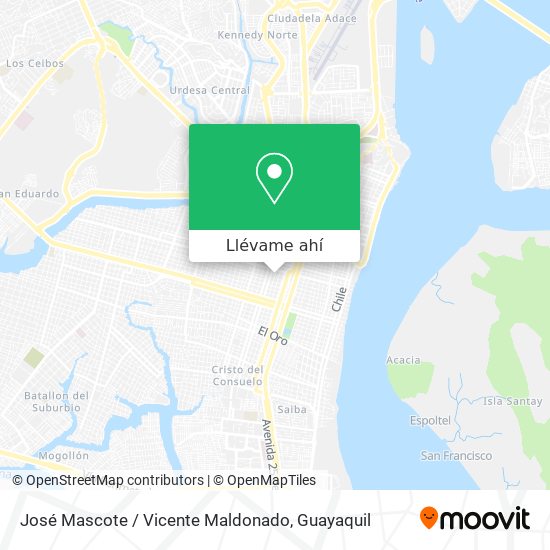 Mapa de José Mascote / Vicente Maldonado