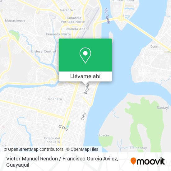 Mapa de Victor Manuel Rendon / Francisco Garcia Avilez