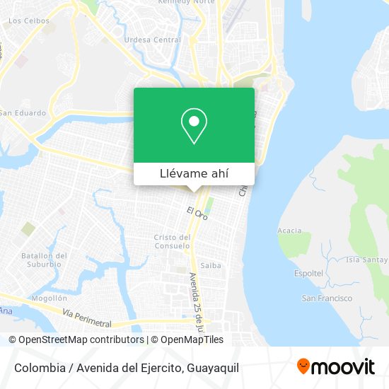 Mapa de Colombia / Avenida del Ejercito