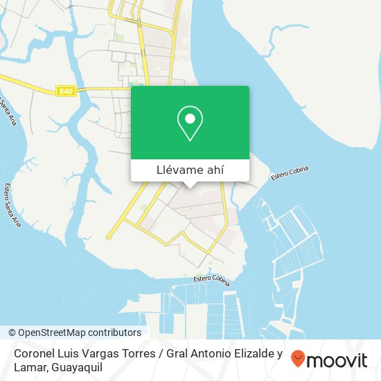 Mapa de Coronel Luis Vargas Torres / Gral Antonio Elizalde y Lamar