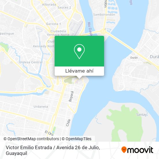 Mapa de Victor Emilio Estrada / Avenida 26 de Julio
