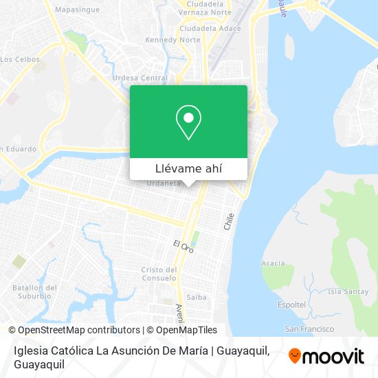 Mapa de Iglesia Católica La Asunción De María | Guayaquil