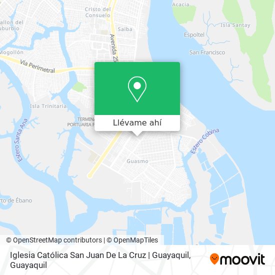 Mapa de Iglesia Católica San Juan De La Cruz | Guayaquil