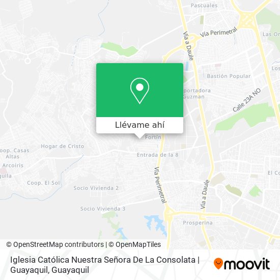 Mapa de Iglesia Católica Nuestra Señora De La Consolata | Guayaquil
