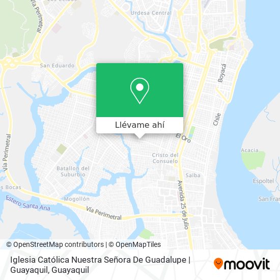 Mapa de Iglesia Católica Nuestra Señora De Guadalupe | Guayaquil