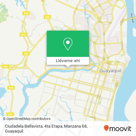 Mapa de Ciudadela Bellavista, 4ta Etapa, Manzana 68