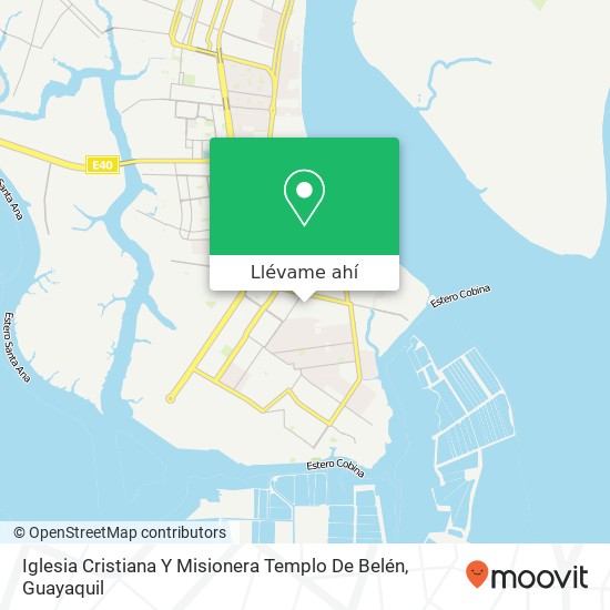 Mapa de Iglesia Cristiana Y Misionera Templo De Belén