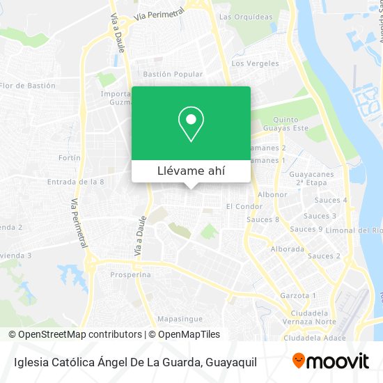 Mapa de Iglesia Católica Ángel De La Guarda
