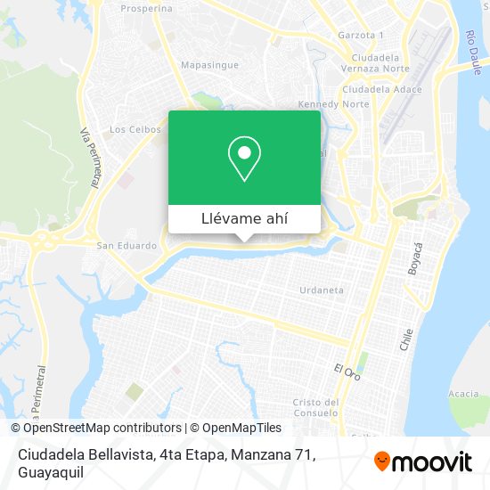 Mapa de Ciudadela Bellavista, 4ta Etapa, Manzana 71