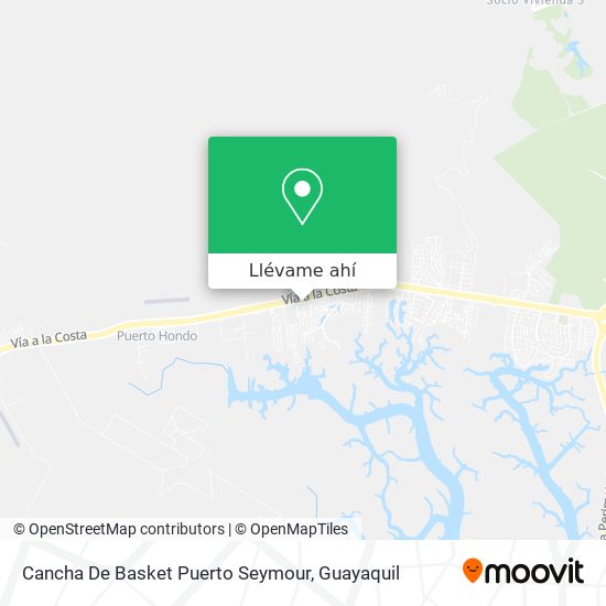 Mapa de Cancha De Basket Puerto Seymour