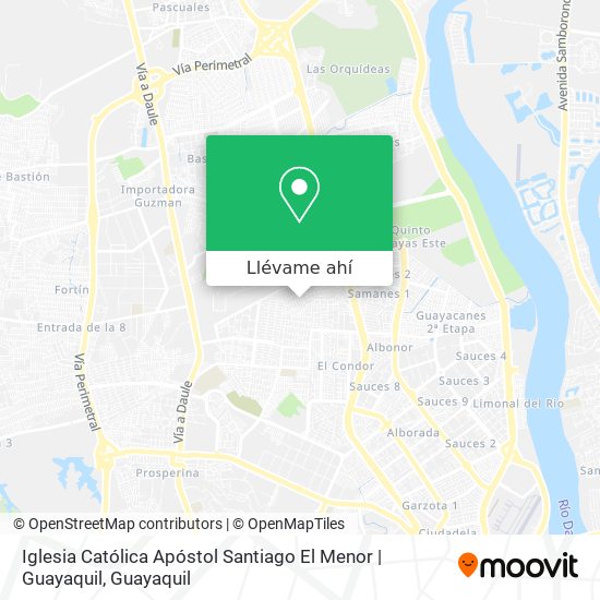 Mapa de Iglesia Católica Apóstol Santiago El Menor | Guayaquil
