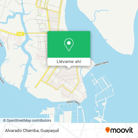 Mapa de Alvarado Chamba