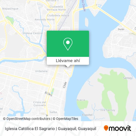 Mapa de Iglesia Católica El Sagrario | Guayaquil