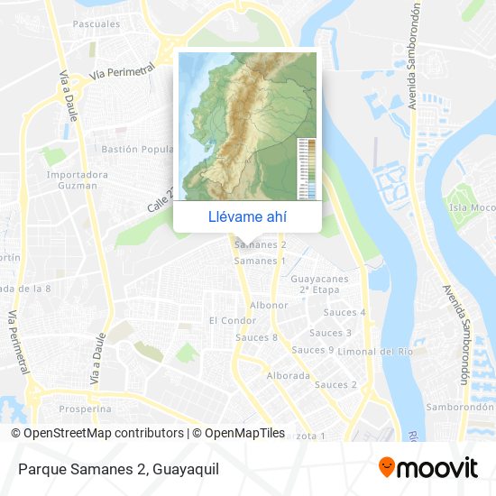 Mapa de Parque Samanes 2