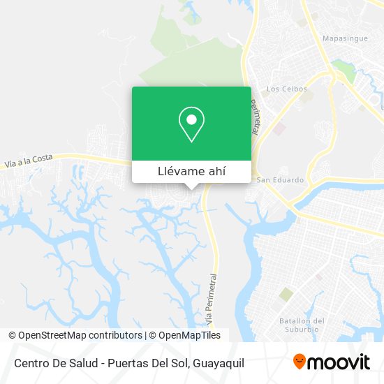 Mapa de Centro De Salud - Puertas Del Sol