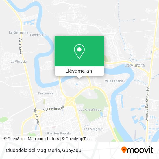 Mapa de Ciudadela del Magisterio