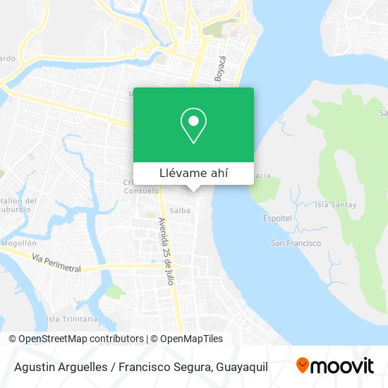 Mapa de Agustin Arguelles / Francisco Segura