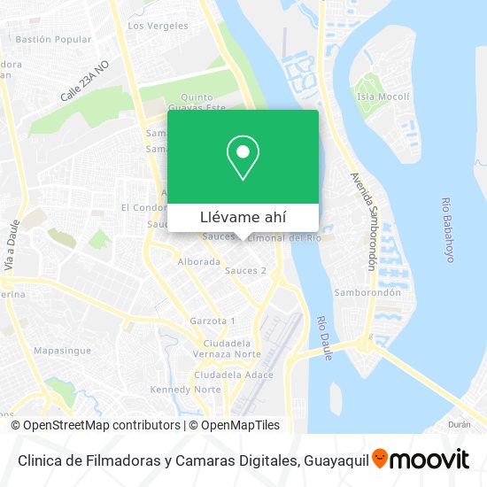 Mapa de Clinica de Filmadoras y Camaras Digitales