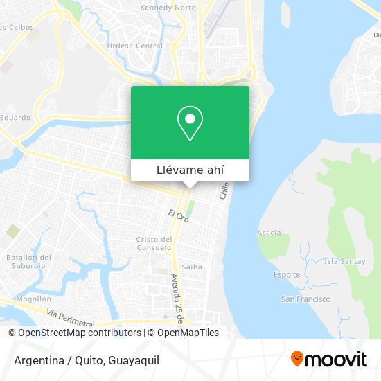 Mapa de Argentina / Quito