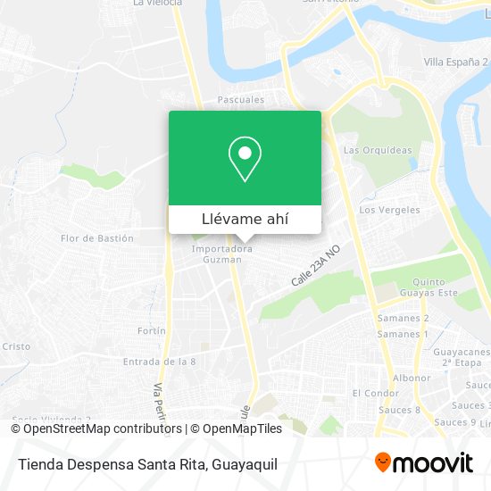 Mapa de Tienda Despensa Santa Rita