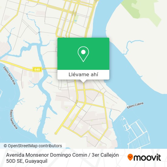 Mapa de Avenida Monsenor Domingo Comin / 3er Callejón 50D SE