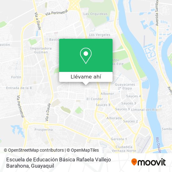 Mapa de Escuela de Educación Básica Rafaela Vallejo Barahona