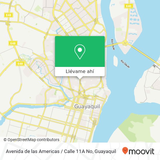 Mapa de Avenida de las Americas / Calle 11A No