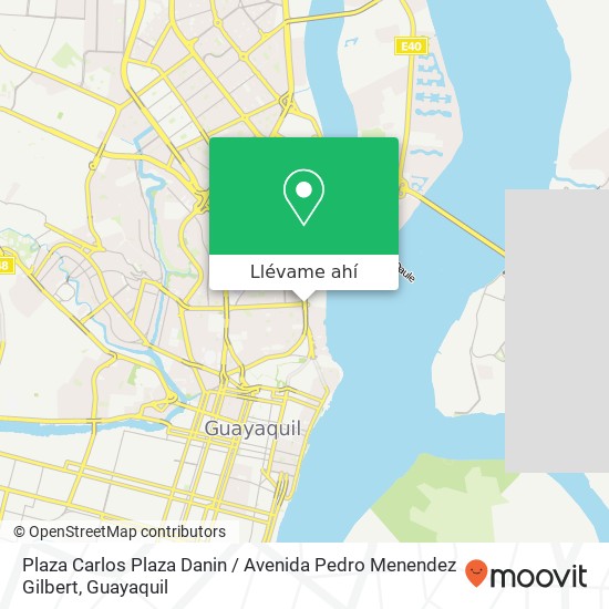 Mapa de Plaza Carlos Plaza Danin / Avenida Pedro Menendez Gilbert