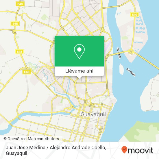 Mapa de Juan José Medina / Alejandro Andrade Coello