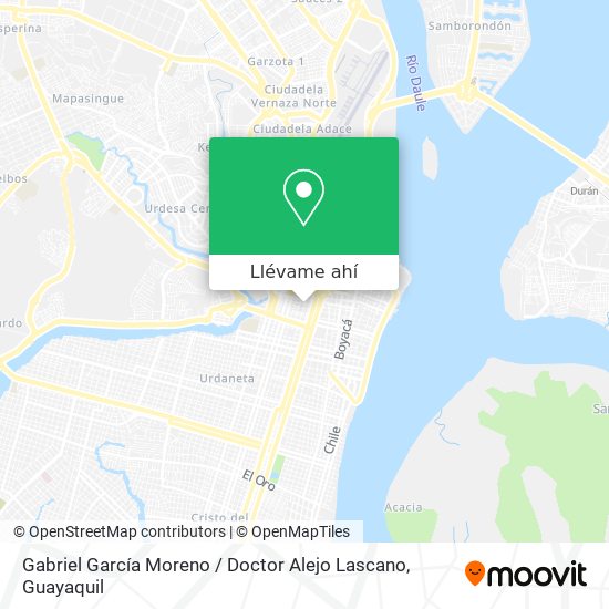 Mapa de Gabriel García Moreno / Doctor Alejo Lascano