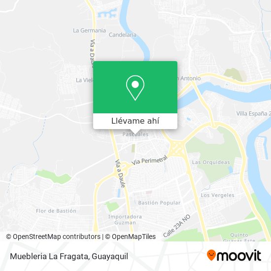 Mapa de Muebleria La Fragata
