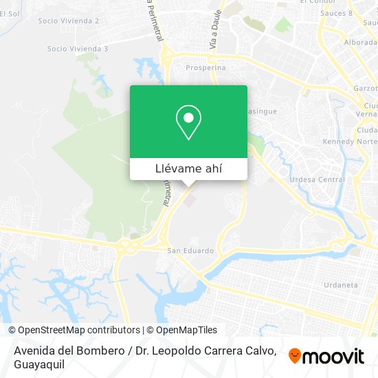 Mapa de Avenida del Bombero / Dr. Leopoldo Carrera Calvo