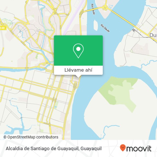 Mapa de Alcaldia de Santiago de Guayaquil