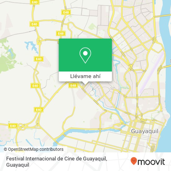 Mapa de Festival Internacional de Cine de Guayaquil