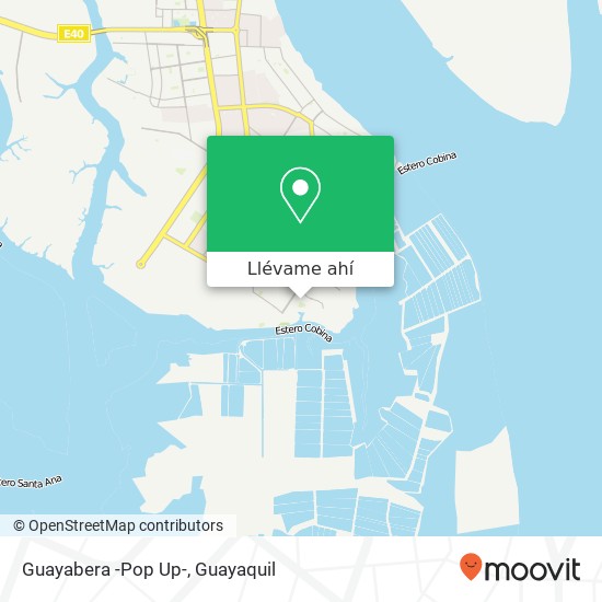 Mapa de Guayabera -Pop Up-