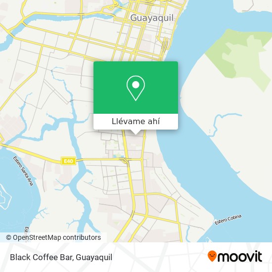 Mapa de Black Coffee Bar