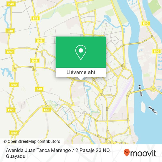 Mapa de Avenida Juan Tanca Marengo / 2 Pasaje 23 NO