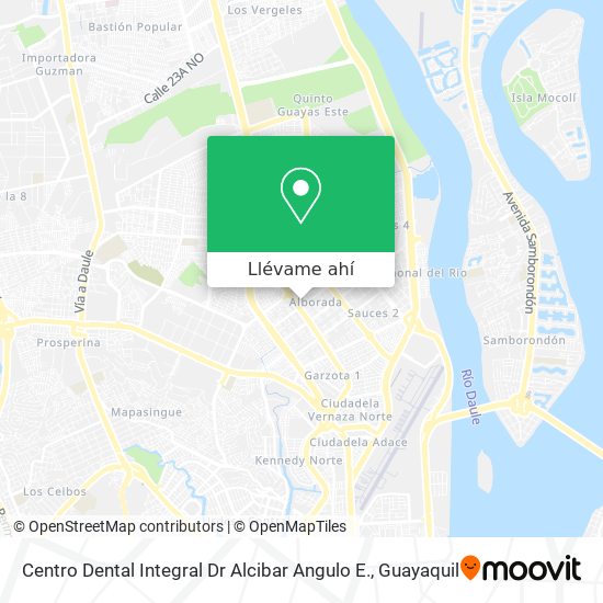 Mapa de Centro Dental Integral Dr Alcibar Angulo E.