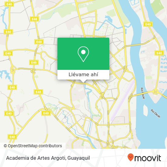 Mapa de Academia de Artes Argoti