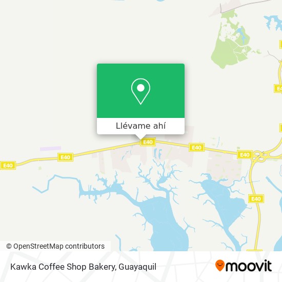 Mapa de Kawka Coffee Shop Bakery